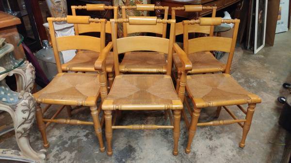 6 Henkel Harris 1963 Maple Dining Chairs Very Nice