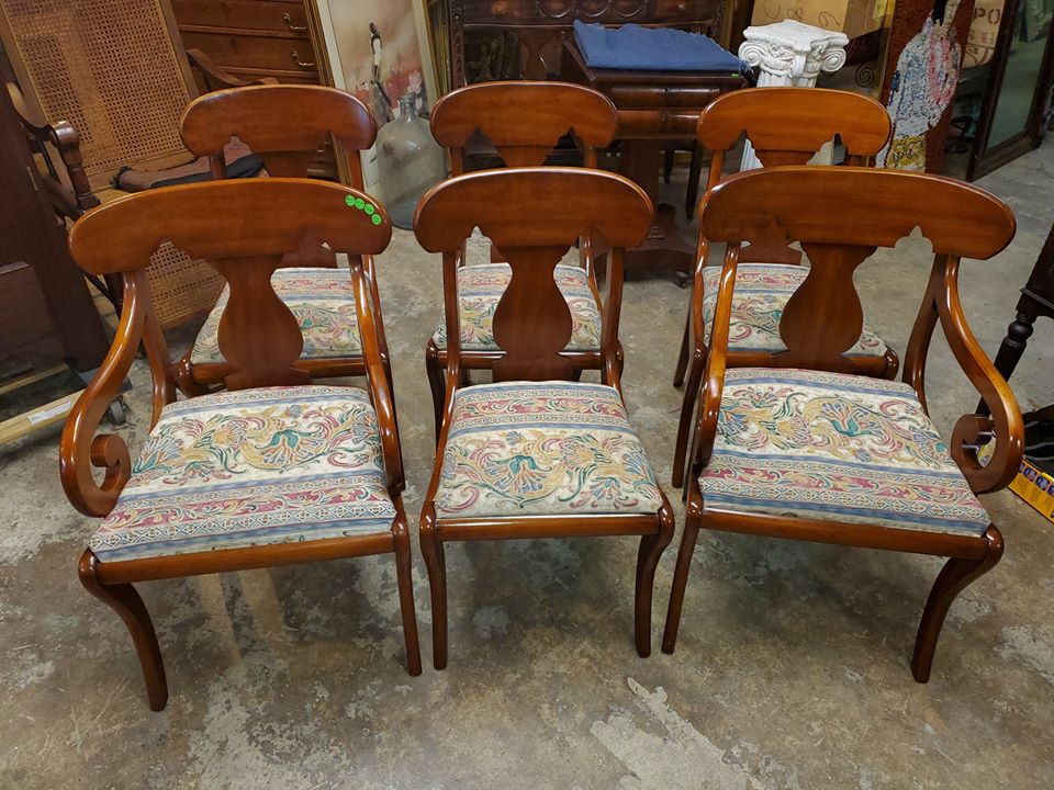 Henkel Harris 6 Cherry Dining Chairs Very Nice Condition Long