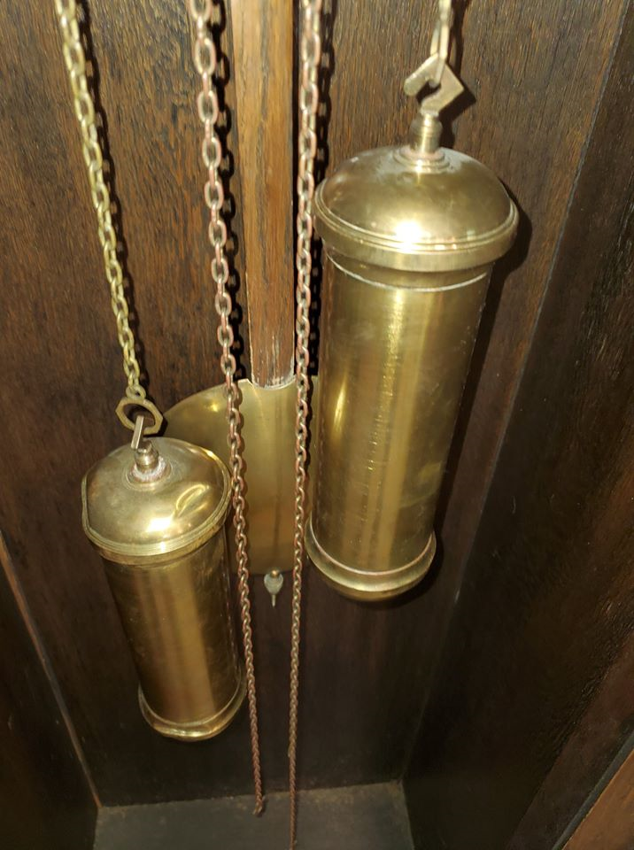Antique German Grandfather Clock Beautiful early 1800’s Long Valley
