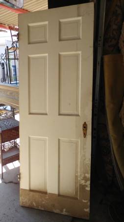 Vintage Solid Wood Door 6 Panel 30 X 79 5 Nice Condition 00g0g Dgfnayj5rck 600x450