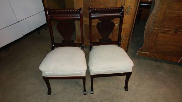 2 Antique Mahogany Side Chairs . Dining Chairs . Great Chairs – Long 00101_bSzrLcJoNKZ_600x450 - 2 Antique Mahogany Side Chairs . Dining Chairs . Great Chairs – Long