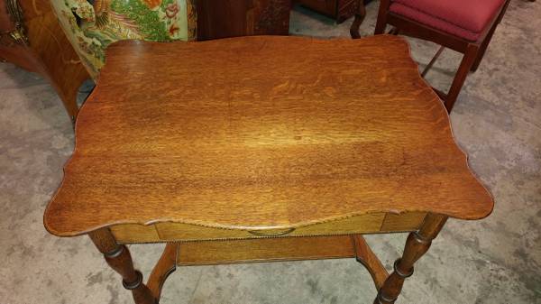 Antique Oak Small Writing Desk Table 1800 S Excellent Antique Oak Small Writing Desk Table 1800 S Excellent