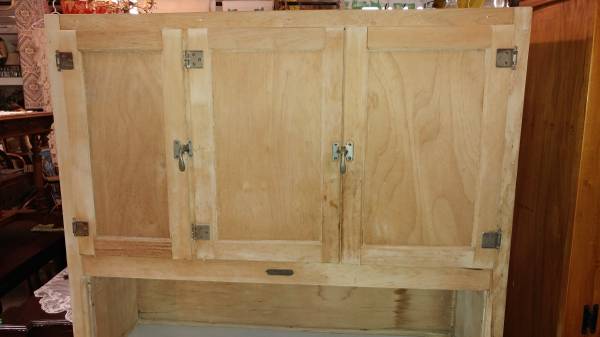 Antique Sellers Brand Hoosier Style Kitchen Cabinet Long