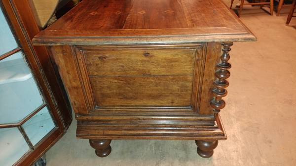 Antique 1800’s Early Walnut Blanket Chest – Carved Wood -Lrg Beautiful ...