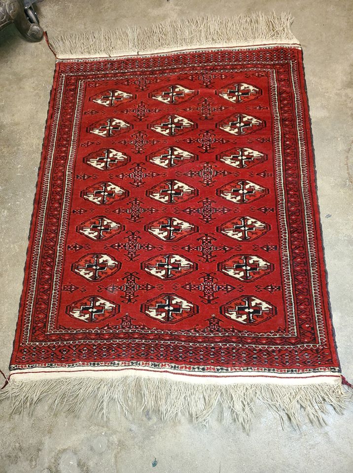 Beautiful Vintage Small Persian Hand Made Rug 48x37 Perfect Condition ...
