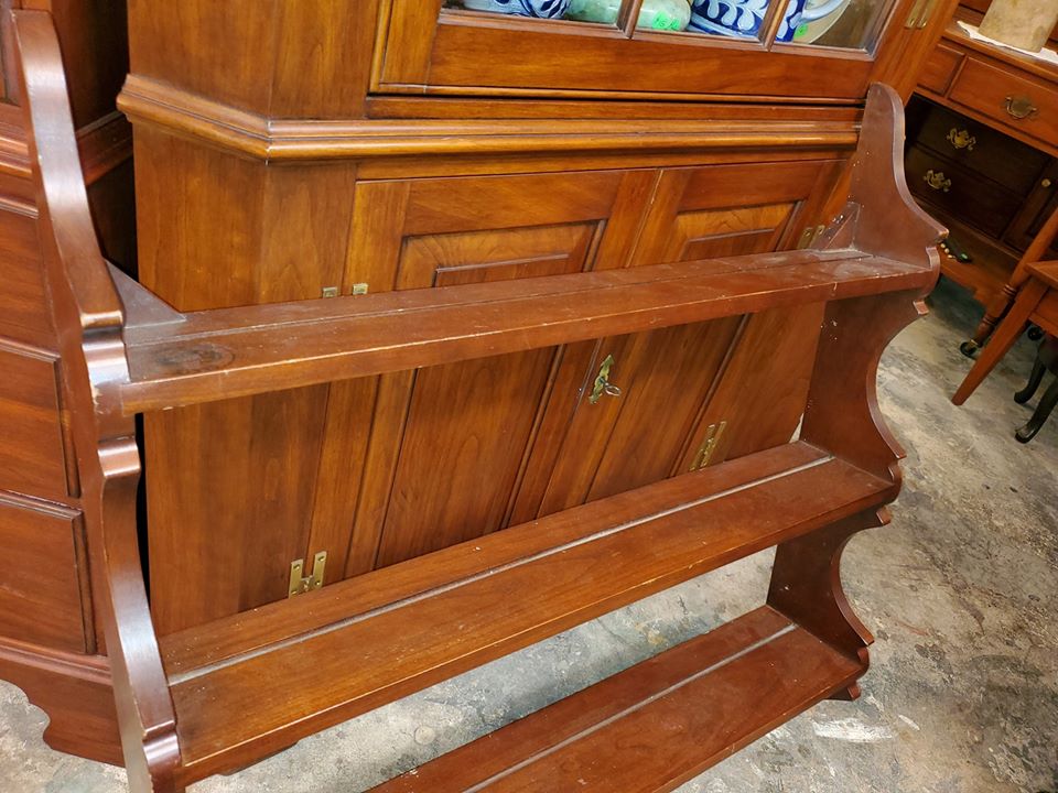 Cherry Plate Rack / Wall shelf Tom Seely Well made Long Valley