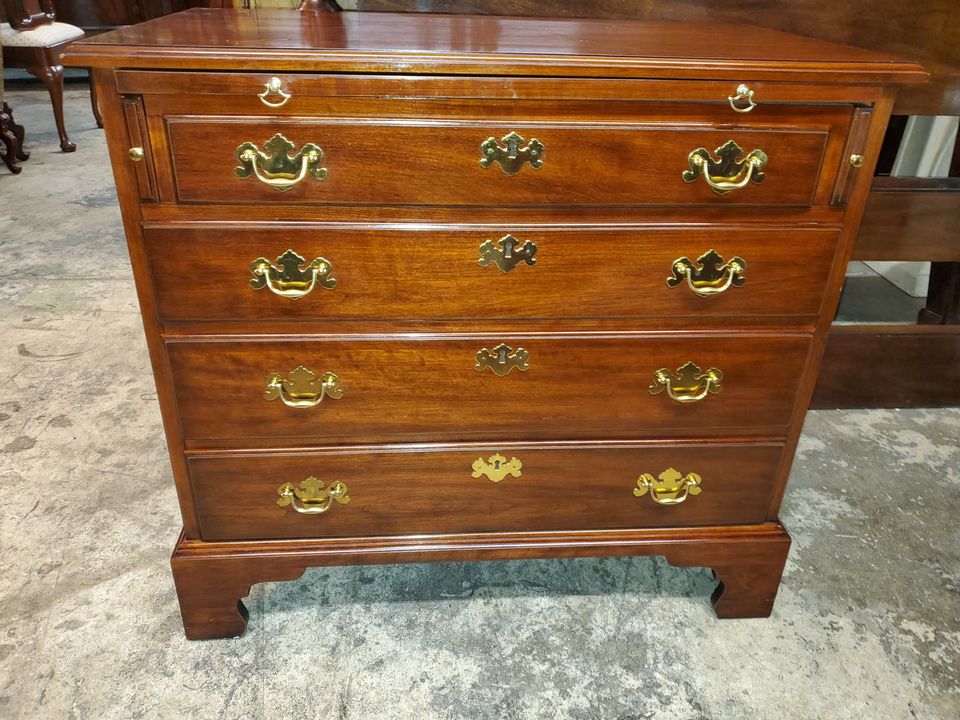 Henkel Harris Bachelors Chest - Solid Black Cherry - Long Valley Traders