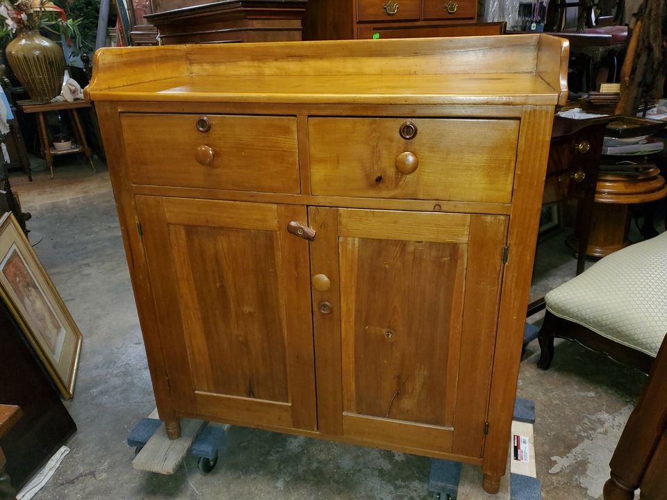 Antique Early Primitive Jelly Cupboard Excellent Condition