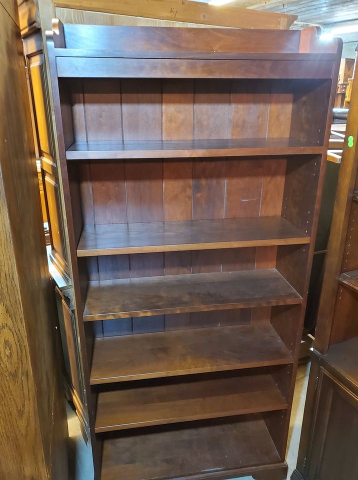 Solid Cherry wood tall Bookshelf Bookcase Solid and well made Long