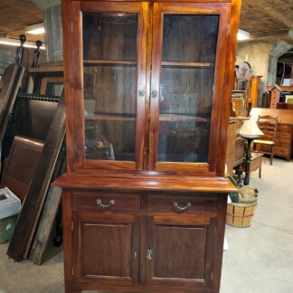 Modern Made Solid Mahogany Kitchen Cupboard Pantry Cabinet