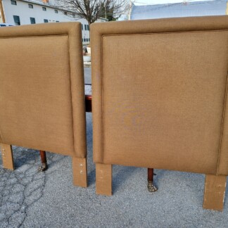 2 Twin Bed Contemporary Fabric headboards - Well Made - Very Nice