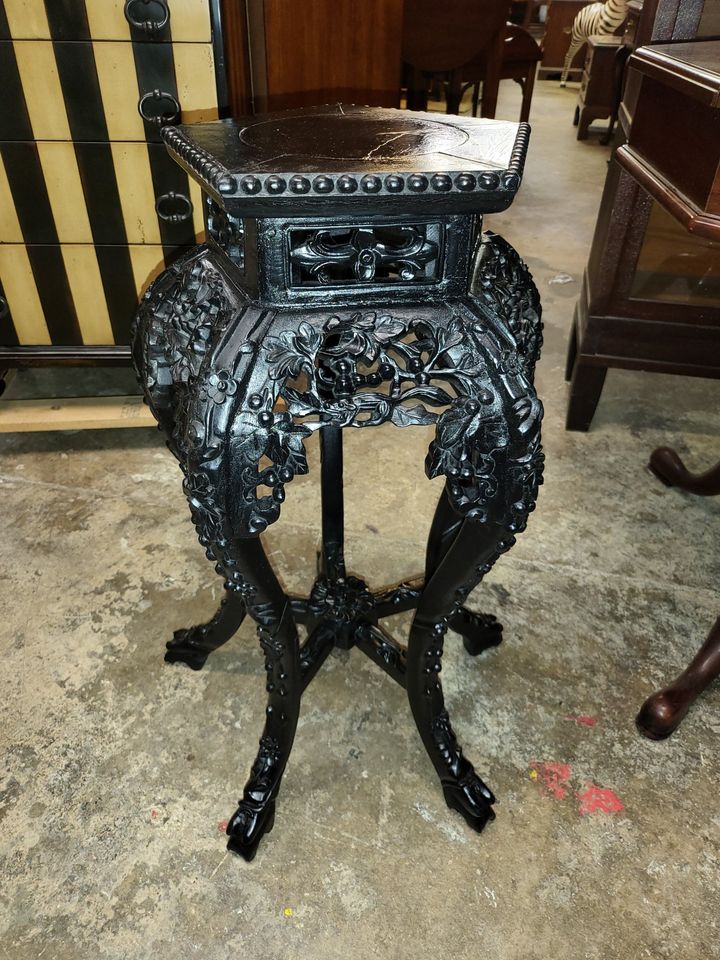Vintage Cast Iron Plant Stand Furniture