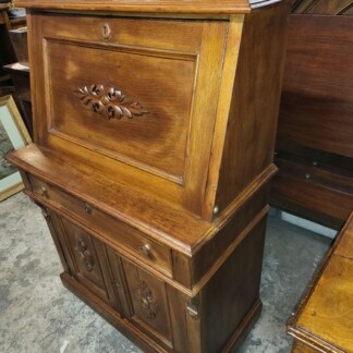 Antique Drop Front Walnut Desk - 1800's - Excellent Condition
