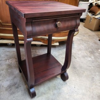Vintage Empire Mahogany Bedside Night stand Table
