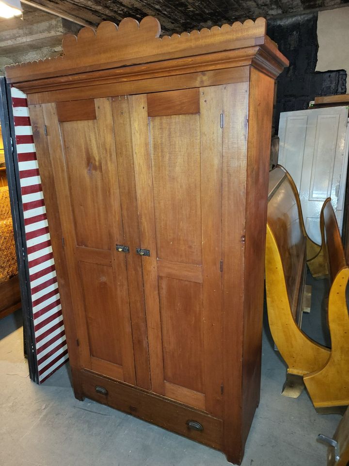 Antique Cherry 1800's large Wardrobe Closet Excellent Condition Long Valley Traders