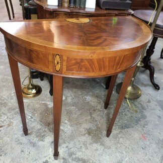 Hekman Flame Mahogany Demilune Table - Flame Mahogany