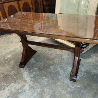 Johnathan Charles Small Kitchen Farm Table - Solid Wood Rustic Style