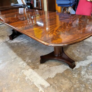 Henkel Harris Flame Mahogany Dining Table - Beautiful Table - 10' long