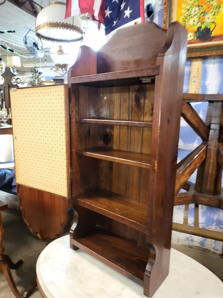 Vintage Solid Pine Medicine w/ Mirror Long Valley Traders