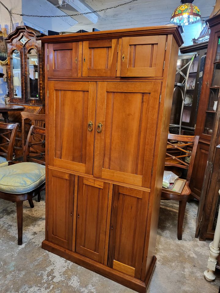 Large Solid Cherry Storage Hand Made 8 Doors Long Valley